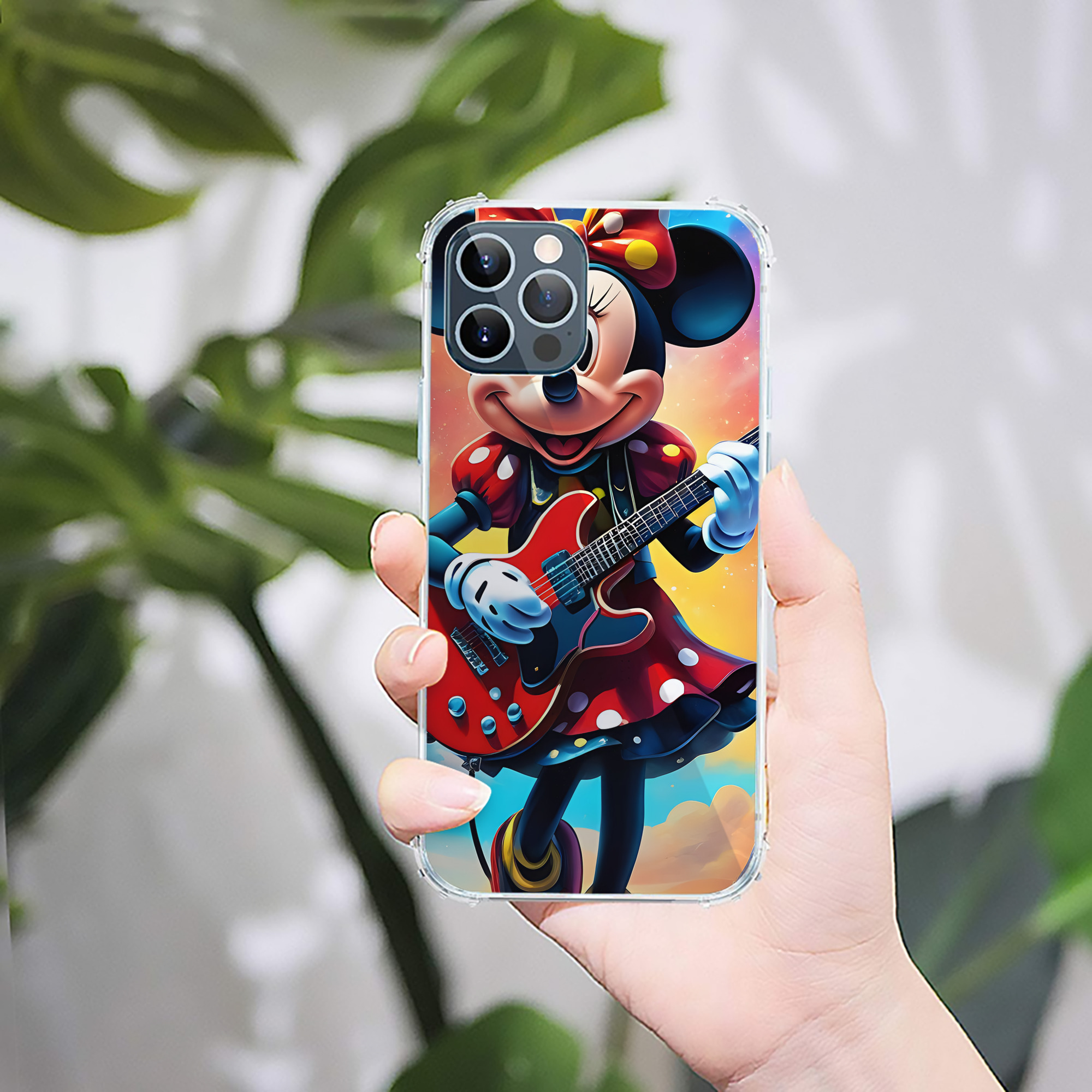 ミッキーマウス Mickey Mouse 【iPhone 12シリーズ対応】透明スマホケース（クリアソフトケース）